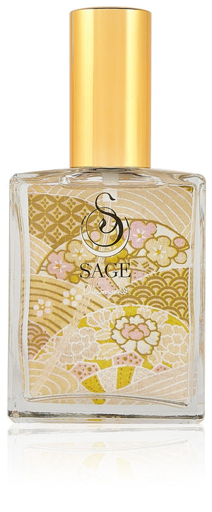 2 oz Sage Diamond Organic Perfume Eau de Toilette spray, subtle, gender neutral  vegan cruelty free fragrance made in Cali